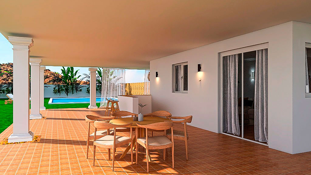 VILLA DE ESTILO ANDALUZ CON VISTAS AL MAR EN PUNTA DE LA MONA – LA HERRADURA